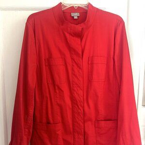 JJill Red Suit Jacket, Pre-Owned, XL